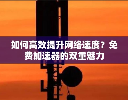如何高效提升网络速度?免费加速器的双重魅力 如何高效提升网络速度?免费加速器的双重魅力