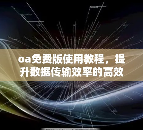 oa免费版使用教程,提升数据传输效率的高效工具