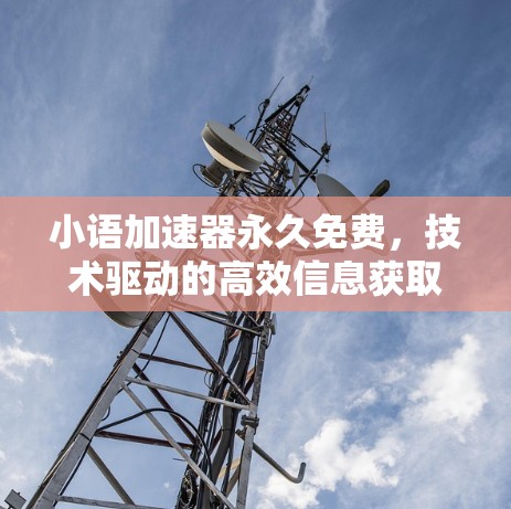 小语加速器永久免费,技术驱动的高效信息获取工具 小语加速器永久免费,技术驱动的高效信息获取工具