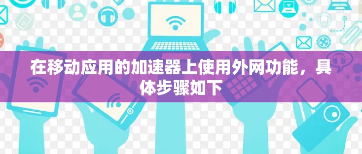 在移动应用的加速器上使用外网功能，具体步骤如下