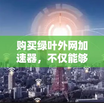 购买绿叶外网加速器，不仅能够提升网络使用效率，还能帮助用户更好地应对网络挑战。无论是日常使用还是商务旅行，绿叶外网加速器都将成为用户提升网络体验的重要工具