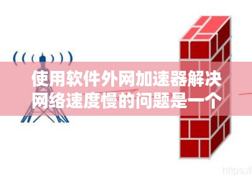 使用软件外网加速器解决网络速度慢的问题是一个可行且系统化的步骤，以下是详细的指南