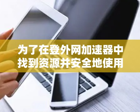 为了在登外网加速器中找到资源并安全地使用，可以按照以下步骤操作