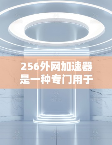 256外网加速器是一种专门用于提升外部网络资源访问速度的加速工具。它通常基于特定的加速等级，如256，确保用户能够更快地下载和访问外部资源。以下是关于256外网加速器的详细介绍
