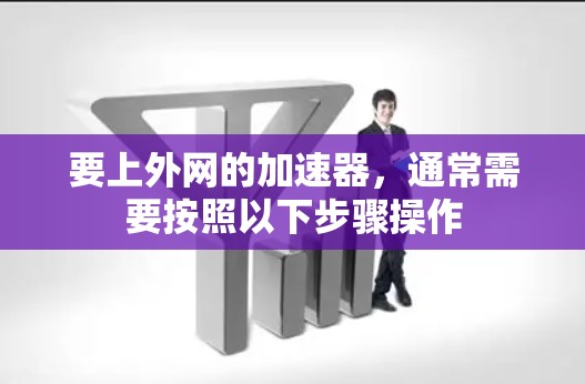 要上外网的加速器，通常需要按照以下步骤操作