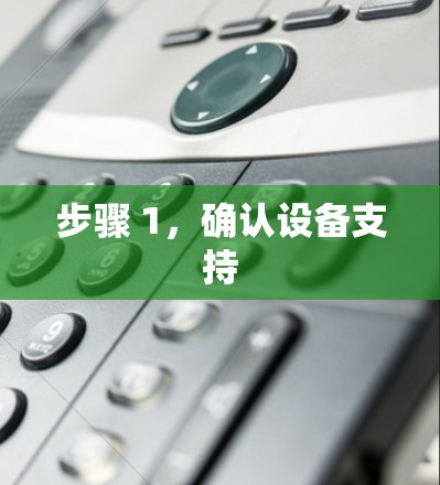 步骤 1，确认设备支持