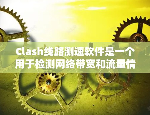 Clash线路测速软件是一个用于检测网络带宽和流量情况的工具，通常用于路由器、交换机或路由器等设备。以下是一个详细的使用指南