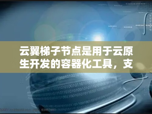 云翼梯子节点是用于云原生开发的容器化工具，支持容器化部署、管理、监控和扩展。以下是推荐的云翼梯子节点及其详细信息