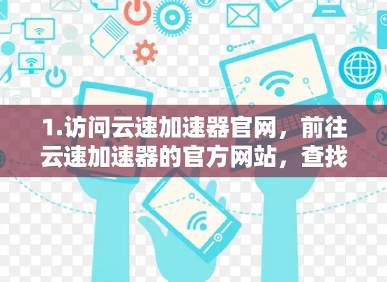 1.访问云速加速器官网,前往云速加速器的官方网站,查找云速加速器或最新版页面 1.访问云速加速器官网,前往云速加速器的官方网站,查找云速加速器或最新版页面