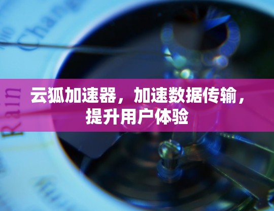 云狐加速器,加速数据传输,提升用户体验 云狐加速器,加速数据传输,提升用户体验