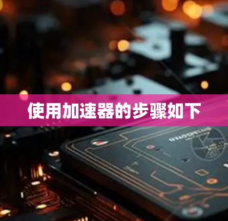 使用加速器的步骤如下
