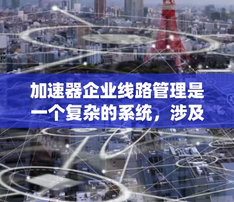 加速器企业线路管理是一个复杂的系统，涉及多个层面的优化和管理，旨在提升系统的稳定性和效率。以下是对该领域的详细总结