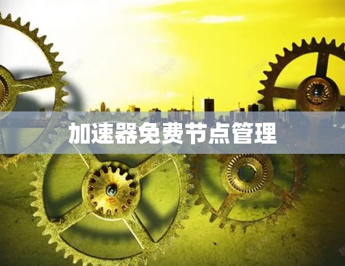 加速器免费节点管理