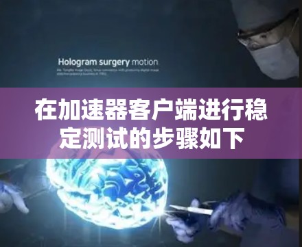 在加速器客户端进行稳定测试的步骤如下