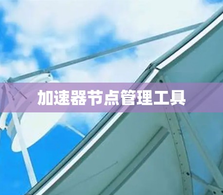 加速器节点管理工具 加速器节点管理工具
