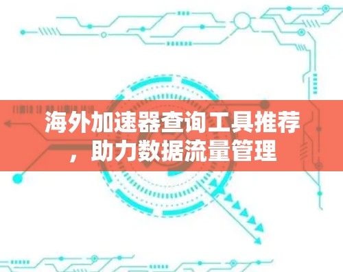 海外加速器查询工具推荐,助力数据流量管理 海外加速器查询工具推荐,助力数据流量管理