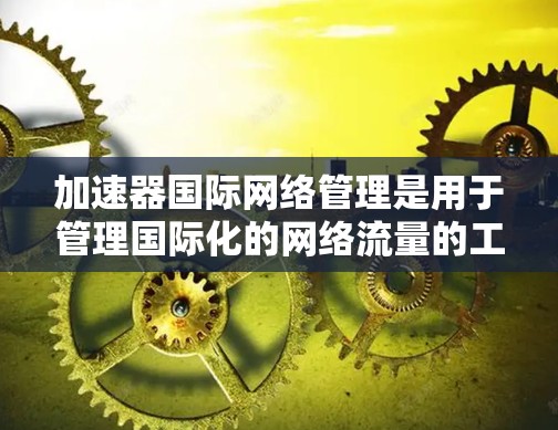 加速器国际网络管理是用于管理国际化的网络流量的工具，适用于企业、商业和学术领域。以下是其主要功能、使用场景和使用建议的总结