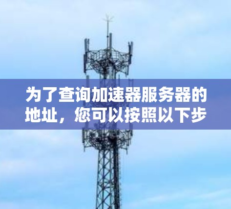 为了查询加速器服务器的地址,您可以按照以下步骤进行操作 为了查询加速器服务器的地址,您可以按照以下步骤进行操作