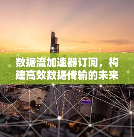 数据流加速器订阅,构建高效数据传输的未来 数据流加速器订阅,构建高效数据传输的未来