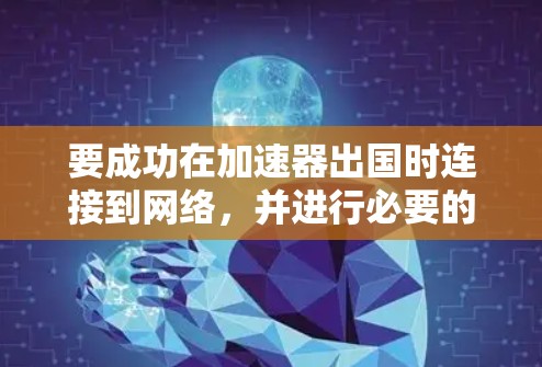 要成功在加速器出国时连接到网络，并进行必要的操作和验证，可以按照以下步骤进行