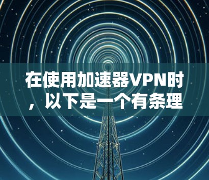 在使用加速器VPN时，以下是一个有条理的指南，帮助你找到适合自己的解决方案