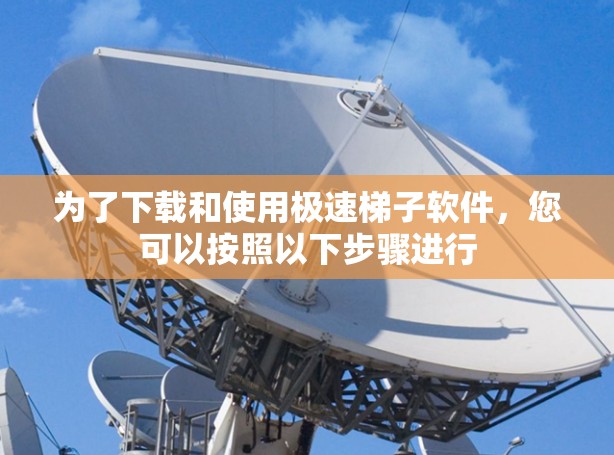 为了下载和使用极速梯子软件，您可以按照以下步骤进行