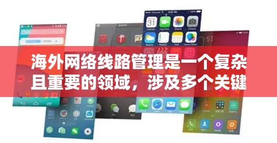 海外网络线路管理是一个复杂且重要的领域，涉及多个关键方面。以下是对该领域的详细介绍
