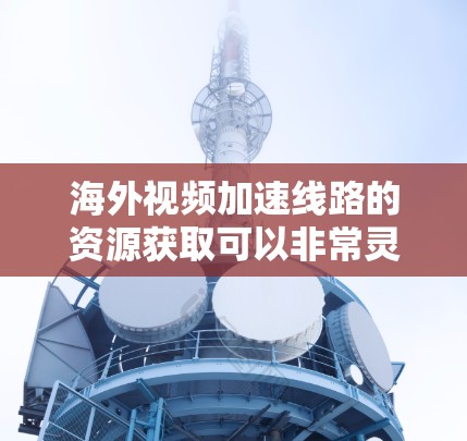 海外视频加速线路的资源获取可以非常灵活，取决于您具体的使用需求和预算。以下是一些常见的方法和平台，供您参考