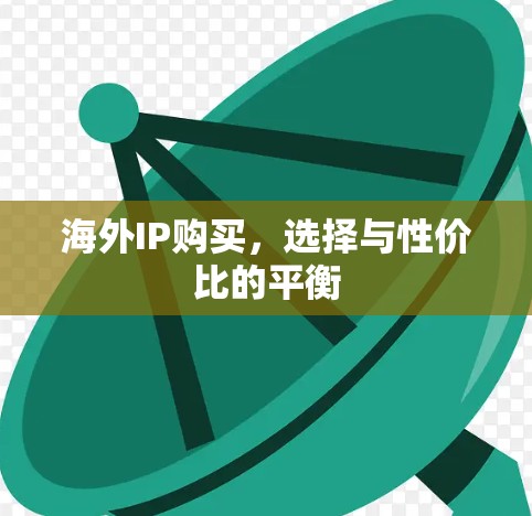 海外IP购买，选择与性价比的平衡