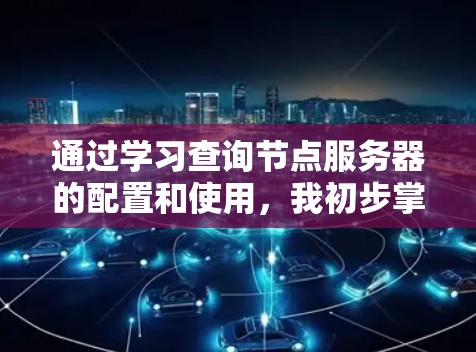 通过学习查询节点服务器的配置和使用,我初步掌握了其基本功能和配置参数。以下是对我的学习过程总结和总结性的答案 通过学习查询节点服务器的配置和使用,我初步掌握了其基本功能和配置参数。以下是对我的学习过程总结和总结性的答案