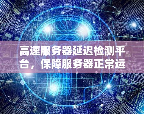高速服务器延迟检测平台，保障服务器正常运行的关键工具
