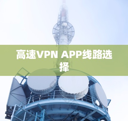 高速VPN APP线路选择 高速VPN APP线路选择