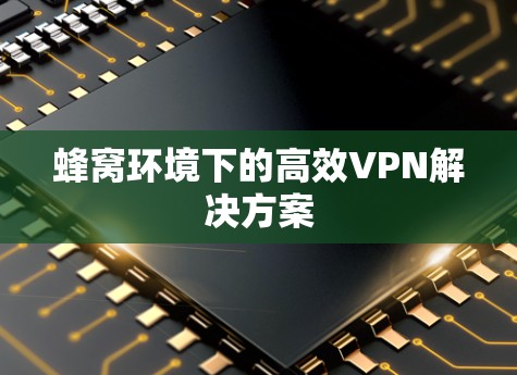 蜂窝环境下的高效VPN解决方案