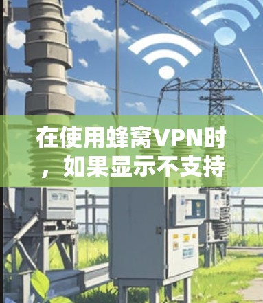 在使用蜂窝VPN时，如果显示不支持当前设备，可能需要采取以下步骤进行解决