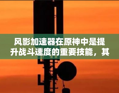 风影加速器在原神中是提升战斗速度的重要技能，其国际版本主要分为以下几种