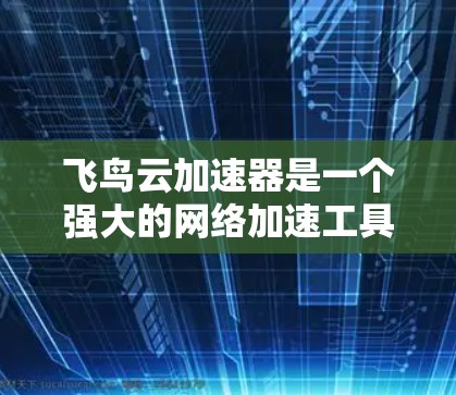 飞鸟云加速器是一个强大的网络加速工具，可以帮助您在短时间内提升网页和文件的加载速度。以下是一些优化网络性能的建议，帮助您更好地利用飞鸟云加速器