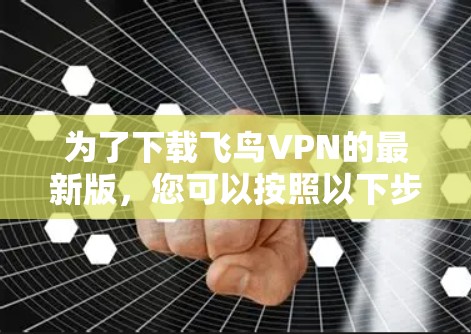 为了下载飞鸟VPN的最新版，您可以按照以下步骤进行操作