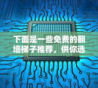 下面是一些免费的翻墙梯子推荐，供你选择，根据你的需求来决定