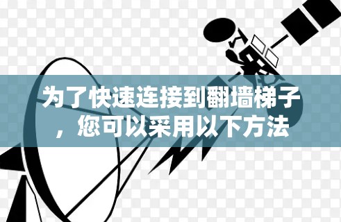为了快速连接到翻墙梯子,您可以采用以下方法 为了快速连接到翻墙梯子,您可以采用以下方法