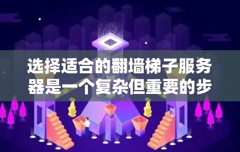 选择适合的翻墙梯子服务器是一个复杂但重要的步骤,涉及多个因素和细节。以下是一个有条理的解决方案,帮助您高效选择和配置翻墙梯子 选择适合的翻墙梯子服务器是一个复杂但重要的步骤,涉及多个因素和细节。以下是一个有条理的解决方案,帮助您高效选择和配置翻墙梯子