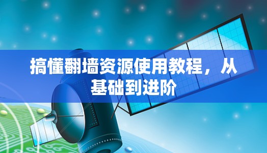 搞懂翻墙资源使用教程,从基础到进阶 搞懂翻墙资源使用教程,从基础到进阶