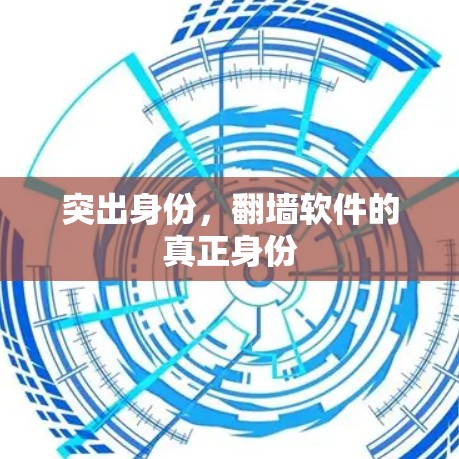 突出身份,翻墙软件的真正身份 突出身份,翻墙软件的真正身份