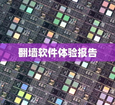 翻墙软件体验报告
