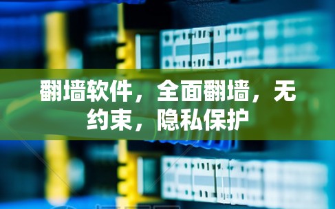翻墙软件，全面翻墙，无约束，隐私保护