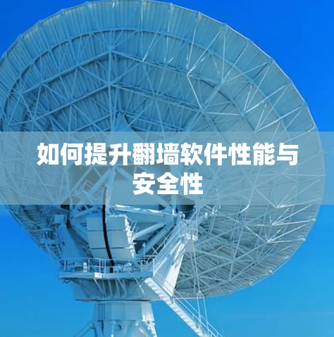 如何提升翻墙软件性能与安全性