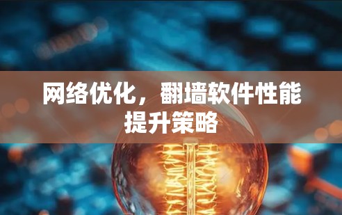 网络优化，翻墙软件性能提升策略