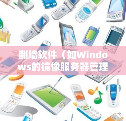 翻墙软件（如Windows的镜像服务器管理工具）的使用步骤如下