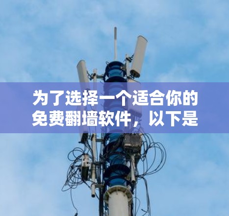 为了选择一个适合你的免费翻墙软件,以下是分步骤的建议