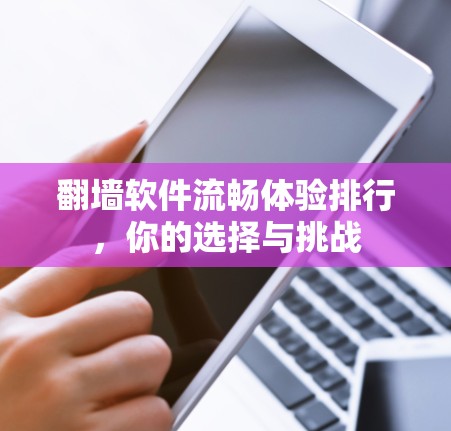 翻墙软件流畅体验排行,你的选择与挑战